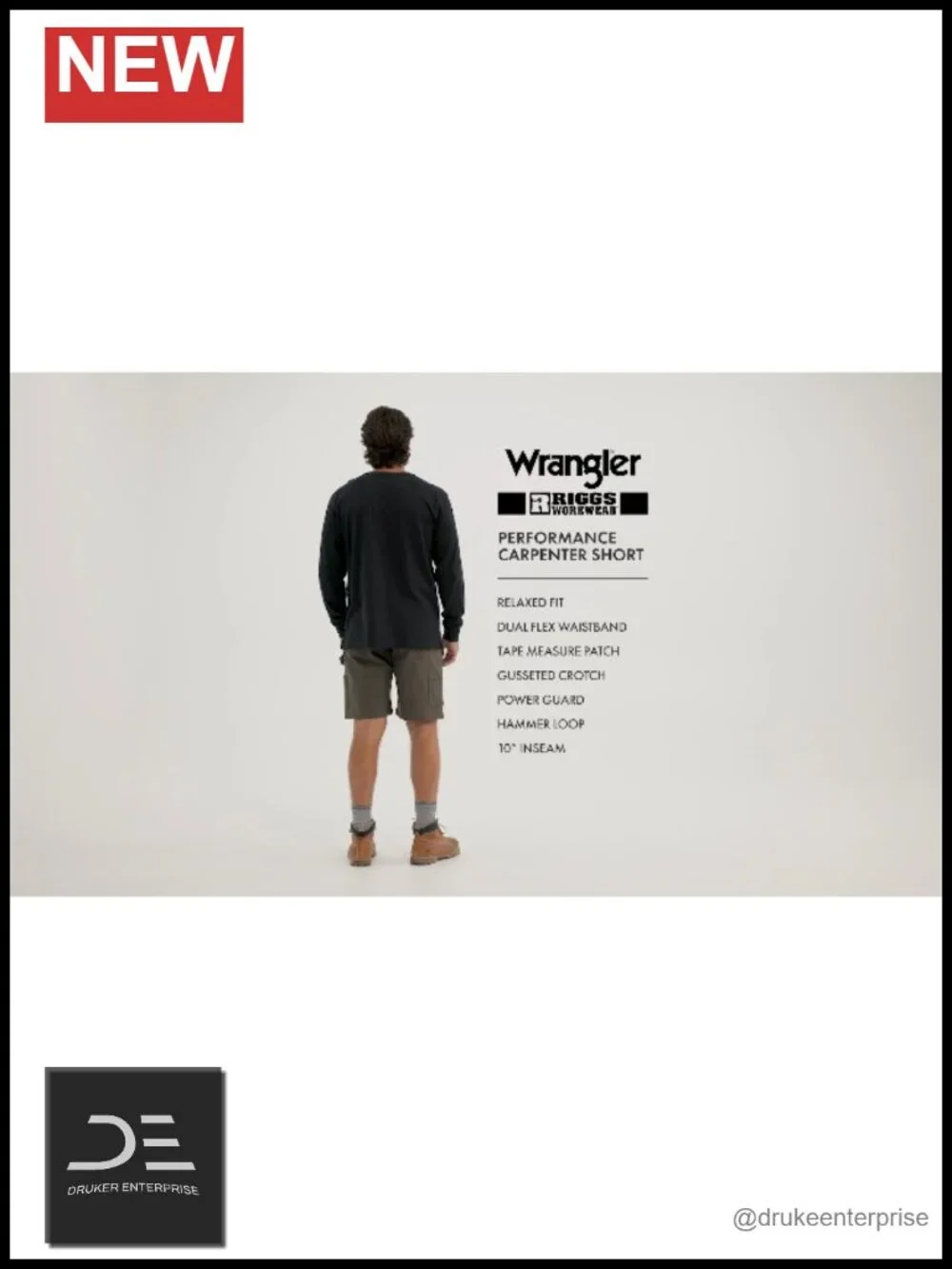 Men's Relaxed Fit Performance Carpenter Shorts 10